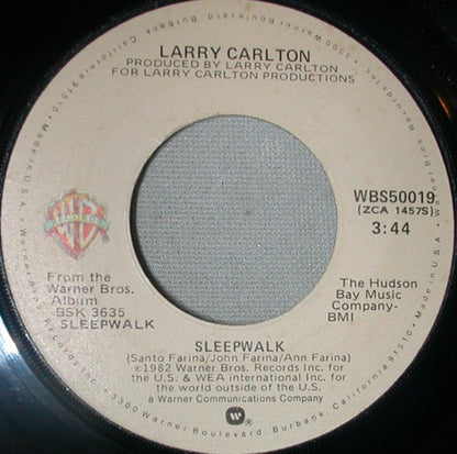 Larry Carlton : Sleepwalk / Frenchman's Flat (7", Single)