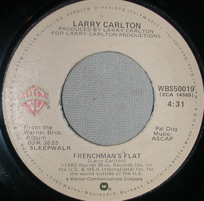 Larry Carlton : Sleepwalk / Frenchman's Flat (7", Single)
