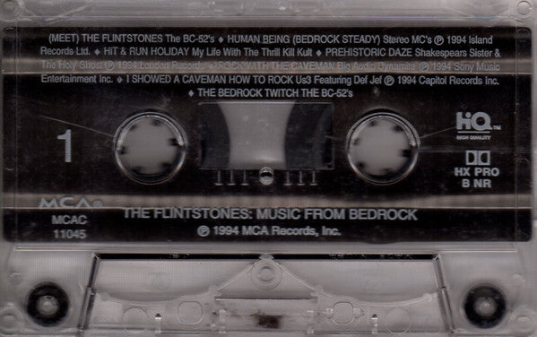 Various : The Flintstones (Music From Bedrock) (Cass, Album, CrO)