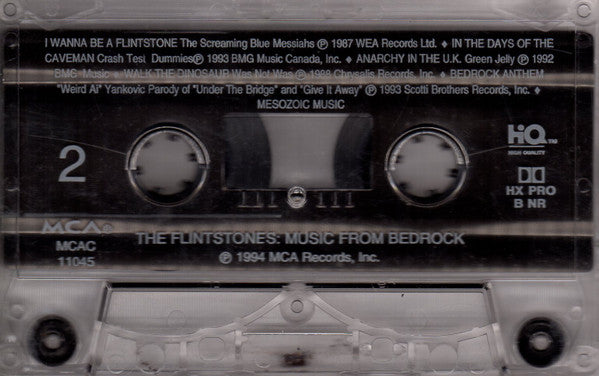 Various : The Flintstones (Music From Bedrock) (Cass, Album, CrO)