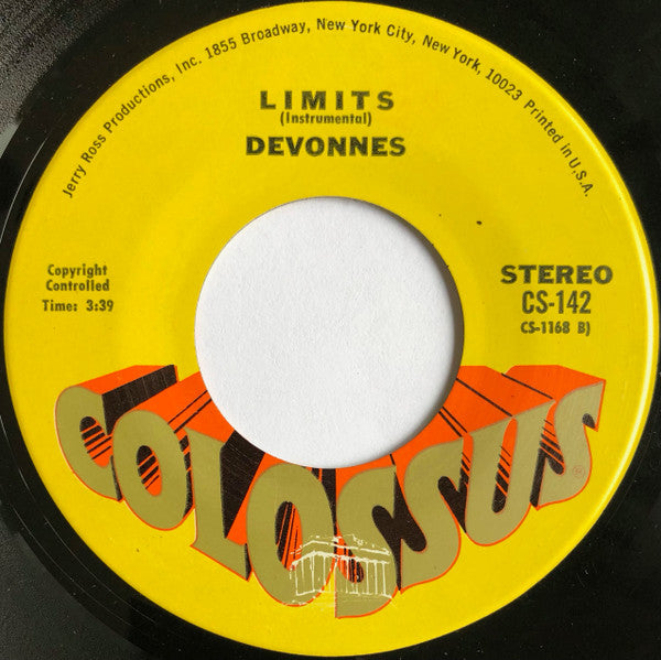 The Devonnes : I'm Gonna Pick Up My Toys (And Go Home) (7", Single)