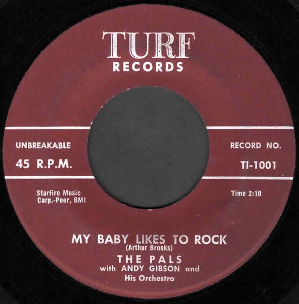 The Pals With Andy Gibson And His Orchestra : Summer Is Here / My Baby Likes To Rock (7", Single)