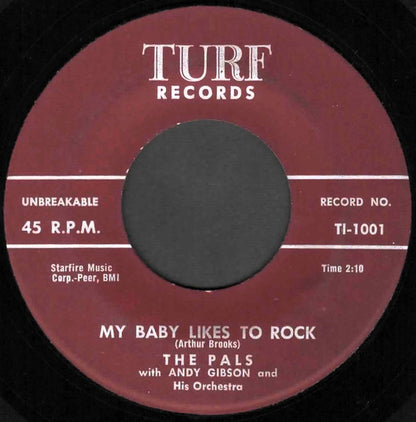 The Pals With Andy Gibson And His Orchestra : Summer Is Here / My Baby Likes To Rock (7", Single)