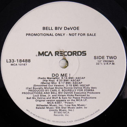 Bell Biv DeVoe : Do Me! (12", Promo)