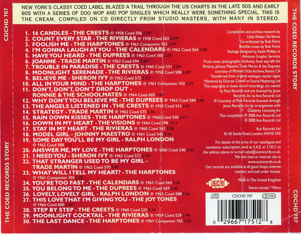 Various : The Coed Records Story (CD, Comp)