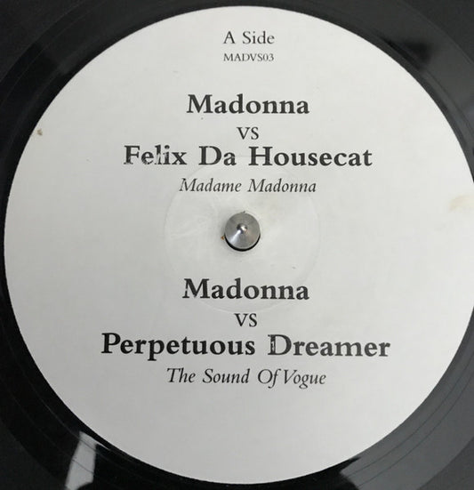 Various : Madonna Mash Up's (12", Unofficial)