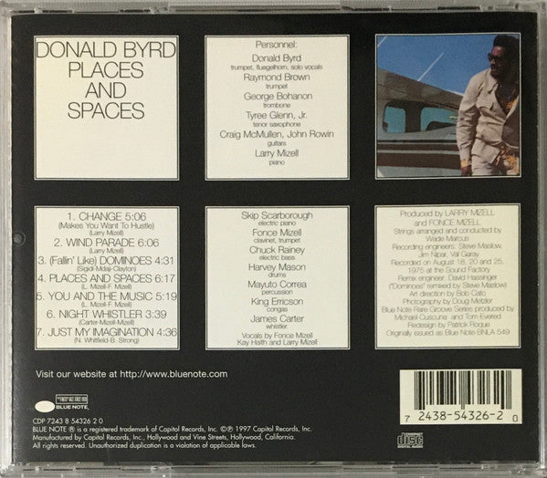 Donald Byrd : Places And Spaces (CD, Album, RE)