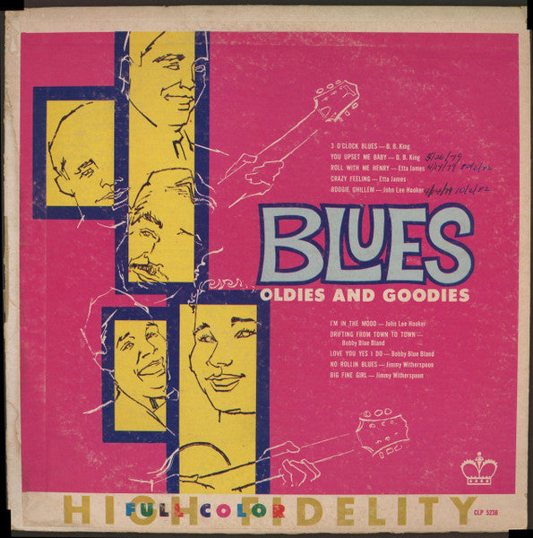 Various : Blues: Oldies And Goodies (LP, Comp, Mono)