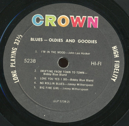 Various : Blues: Oldies And Goodies (LP, Comp, Mono)