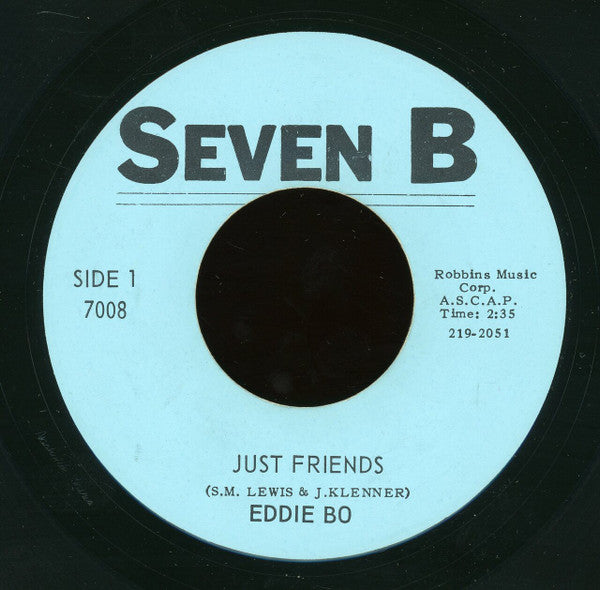 Eddie Bo : Just Friends (7")