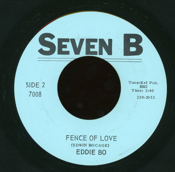 Eddie Bo : Just Friends (7")