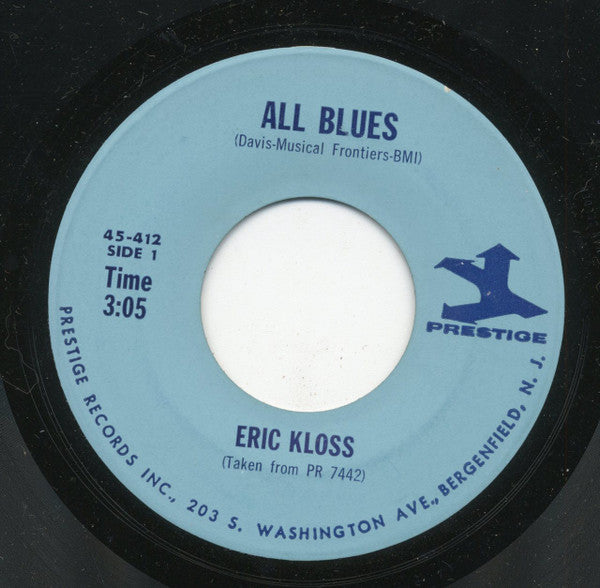 Eric Kloss : All Blues (7", Single)