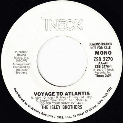 The Isley Brothers : Voyage To Atlantis (7", Promo)
