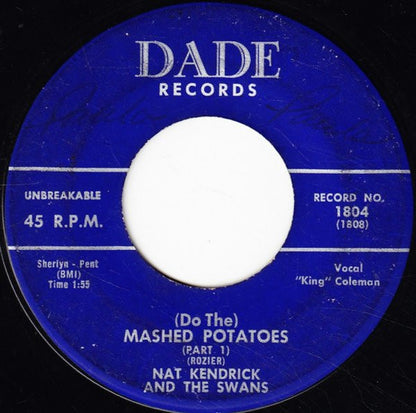 Nat Kendrick & The Swans : (Do The) Mashed Potatoes (7")