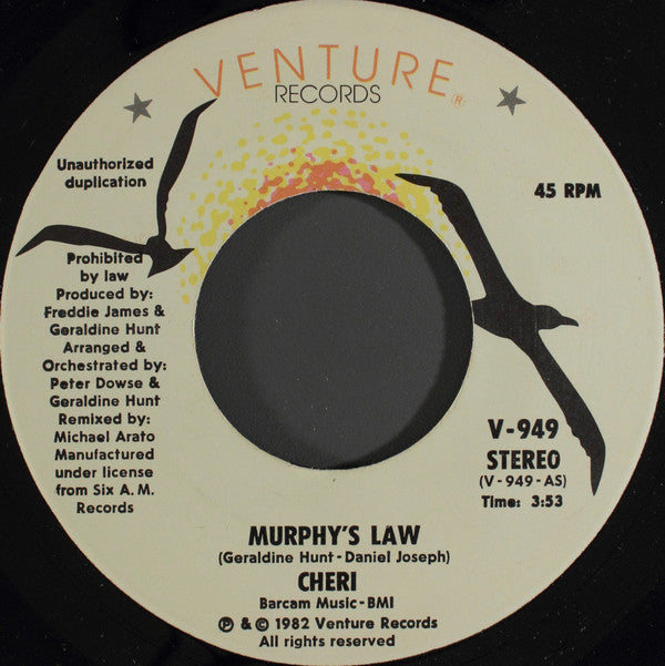 Cheri : Murphy's Law (7")