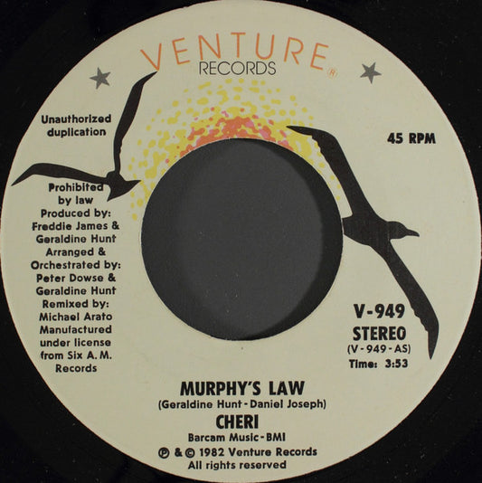 Cheri : Murphy's Law (7")