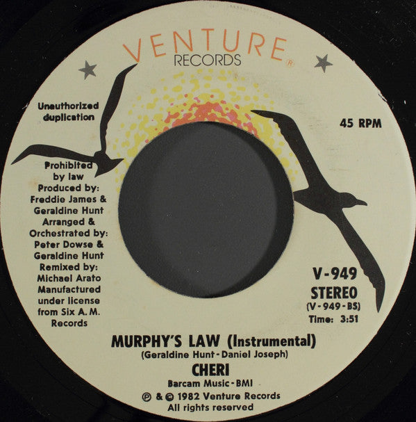 Cheri : Murphy's Law (7")