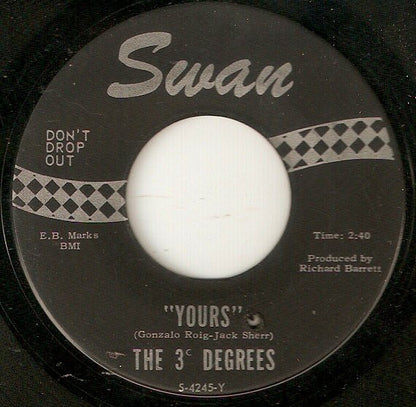 The Three Degrees : Maybe / Yours (7", Single)