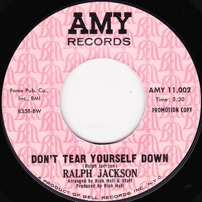 Ralph "Soul" Jackson : Jambalaya / Don't Tear Yourself Down (7", Single, Promo, Styrene)