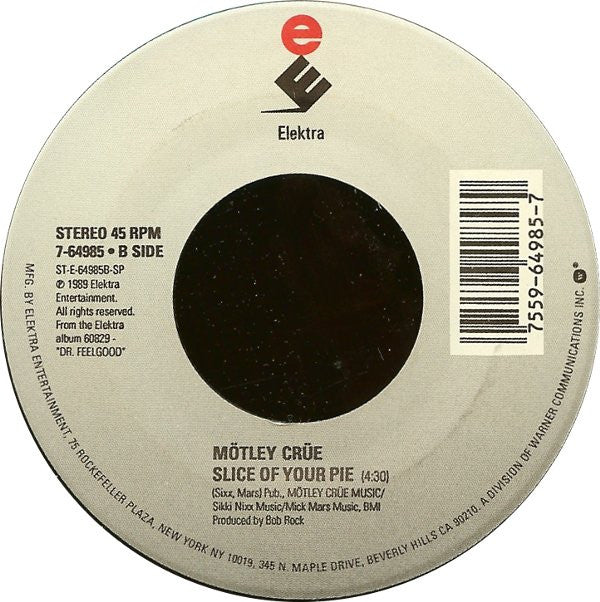 Mötley Crüe : Without You (7", Single)