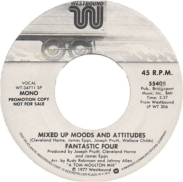 Fantastic Four : Mixed Up Moods And Attitudes (7", Mono, Promo)