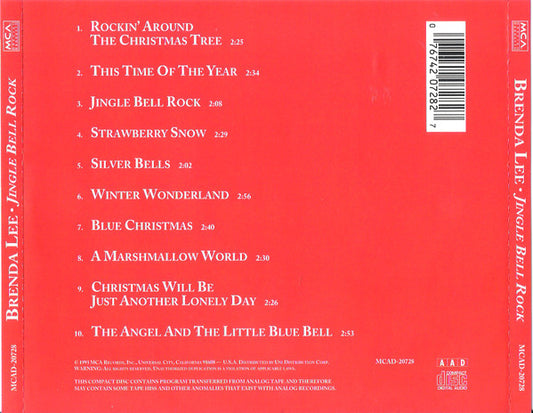 Brenda Lee : Jingle Bell Rock (CD, Album)