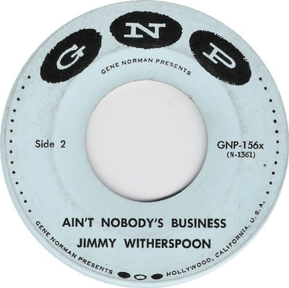 Jimmy Witherspoon : No Rollin' Blues (7", Single)