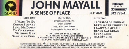 John Mayall & The Bluesbreakers : A Sense Of Place (Cass, Album, Club)