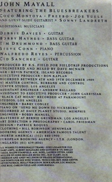 John Mayall & The Bluesbreakers : A Sense Of Place (Cass, Album, Club)
