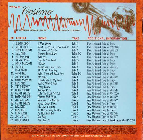 Various : The First Take Is The Deepest (CD, Album, Comp)