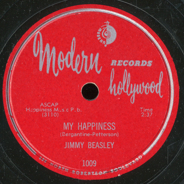 Jimmy Beasley : My Happiness / Jambalaya (10", Single)