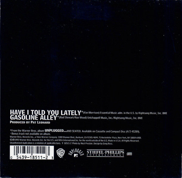 Rod Stewart : Have I Told You Lately (CD, Single, Car)