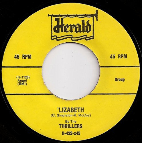 The Thrillers (9) : 'Lizabeth (7", Unofficial)