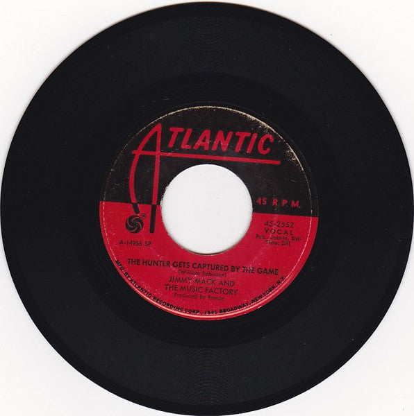 Jimmy Mack And The Music Factory : Baby, I Love You / The Hunter Gets Captured By The Game (7", Single, SP )