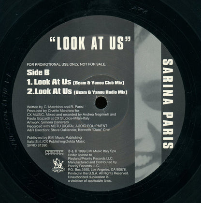 Sarina Paris : Look At Us (12", Promo)