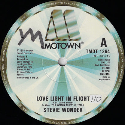 Stevie Wonder : Love Light In Flight (12")