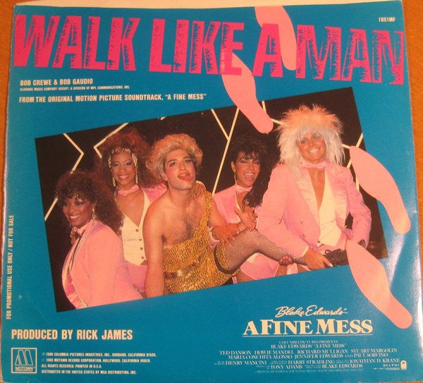 Mary Jane Girls : Walk Like A Man (7", Single, Promo)