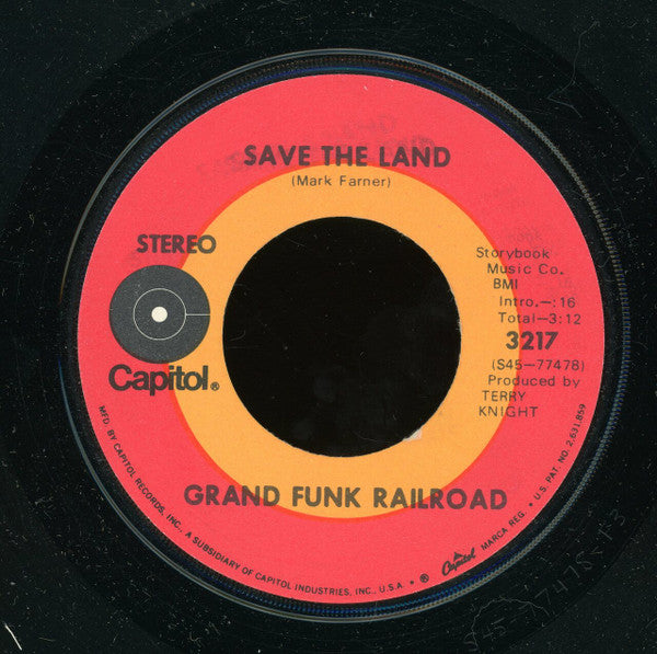 Grand Funk Railroad : People Let's Stop The War (7", Win)