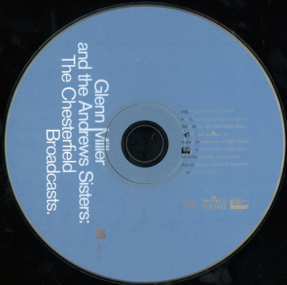 Glenn Miller And His Orchestra And The Andrews Sisters : The Chesterfield Broadcasts (2xCD, Comp, Mono)