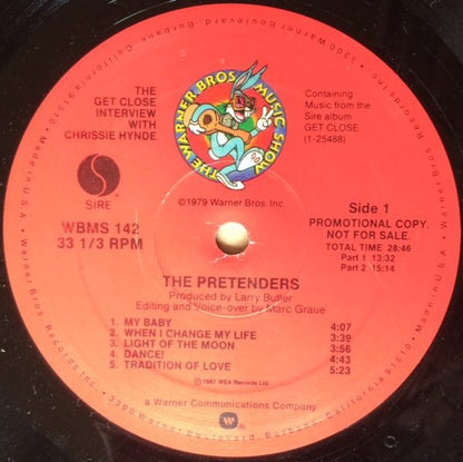 The Pretenders : The Get Close Interview With Chrissie Hynde (LP, Promo, Transcription)