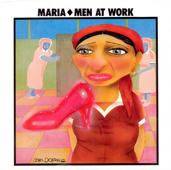 Men At Work : Maria (7", Single, Promo, Styrene)