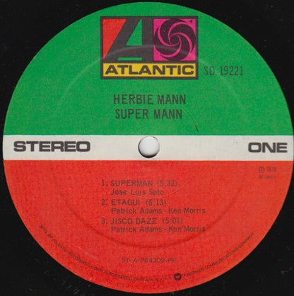 Herbie Mann : Super Mann (LP, Album, PR )