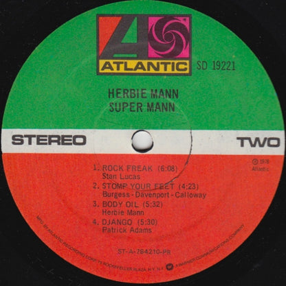 Herbie Mann : Super Mann (LP, Album, PR )