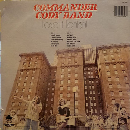 Commander Cody Band : Lose It Tonight (LP, Promo)