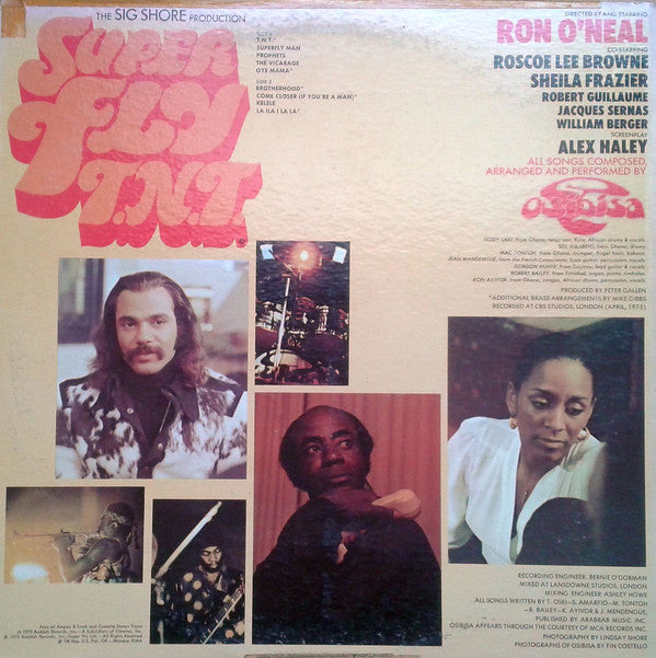 Osibisa : Super Fly T.N.T. (Original Motion Picture Soundtrack) (LP, Album, PRC)