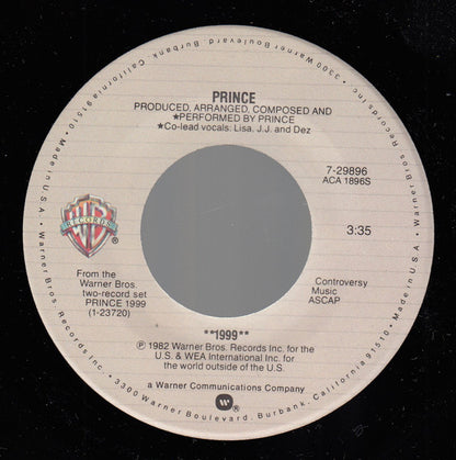 Prince : 1999 (7", Single, Spe)