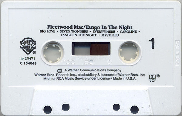 Fleetwood Mac : Tango In The Night (Cass, Album, Club)