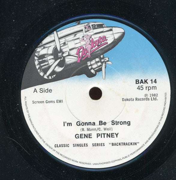 Gene Pitney : I'm Gonna Be Strong / Backstage (7", Single)