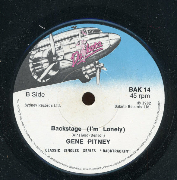 Gene Pitney : I'm Gonna Be Strong / Backstage (7", Single)