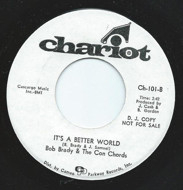 Bob Brady & The Con Chords : More, More, More Of Your Love (7", Single, Promo)